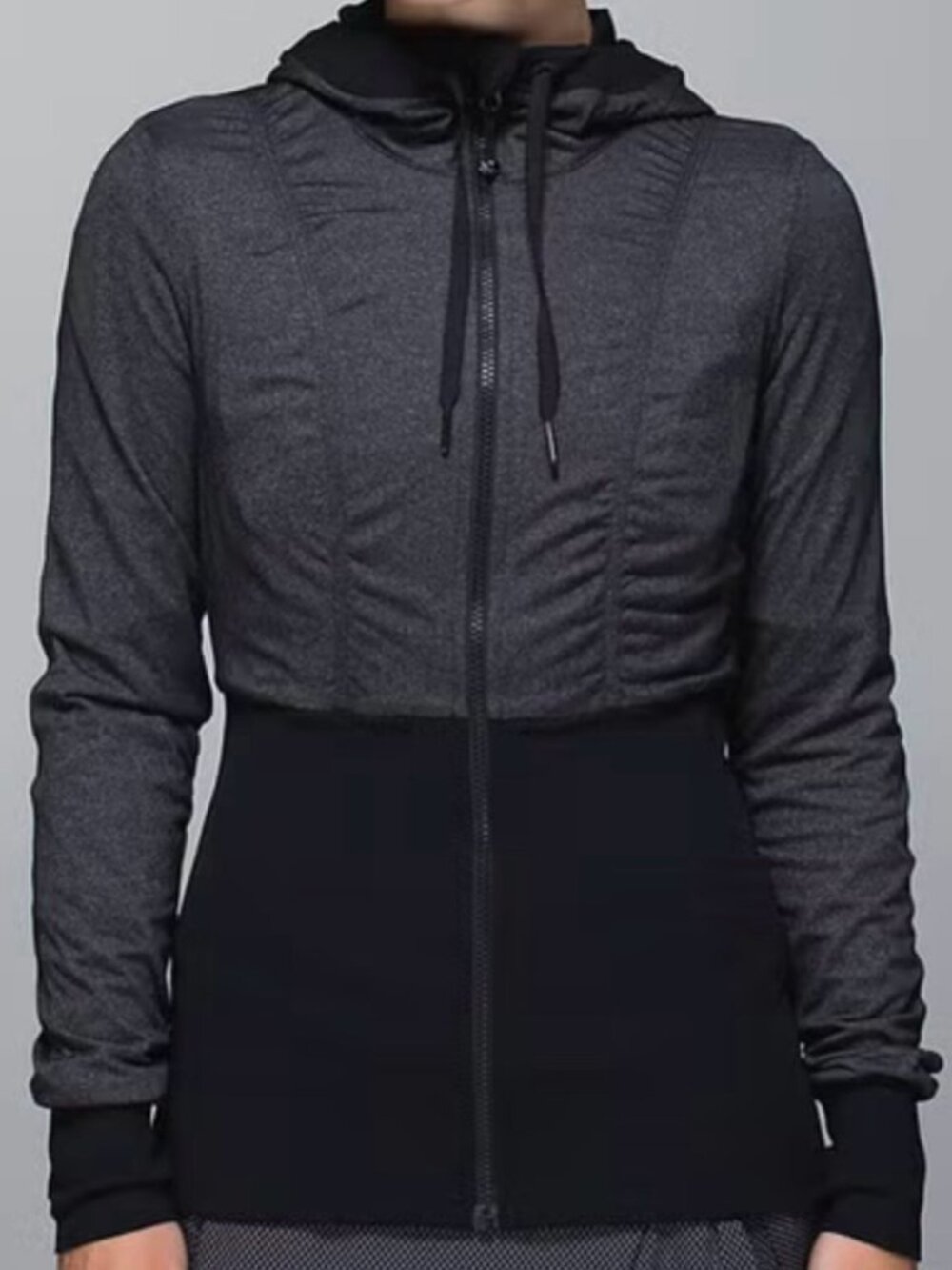 Lululemon Reversible Define Jacket | Black/Heathered Grey | Size 4